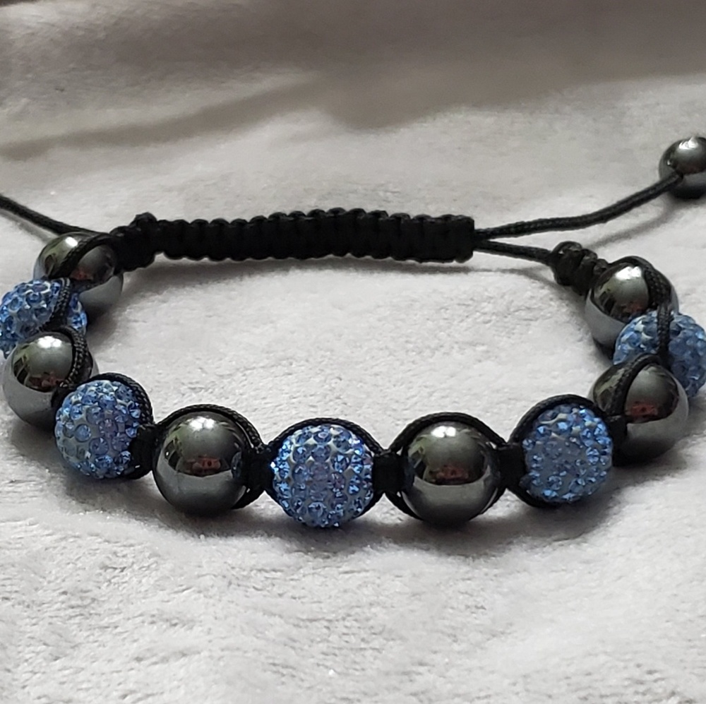 Swarovski & Hematite Health Bracelet